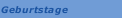 Geburtstage